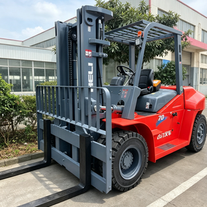 Chariot élévateur contrepoids diesel CPCD70 7 tonnes, groupe motopropulseur à haute puissance de torsion pour le transport de pièces lourdes et le chargement de palettes en usine - Product Image 6