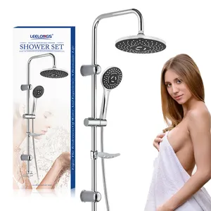 Classical Cheap Tub Faucet With Handheld Spray Wall Mounted Bath Rainfall Shower Set