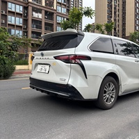 Kit carrosserie pour Toyota Sienna, lèvre de pare-chocs arrière noir brillant pour véhicules Toyota Sienna de 2021 à 2026