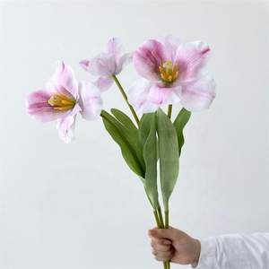 Flores Artificiales de Tulipán Abierto de Alta Calidad, Nuevo Diseño para Graduación, Navidad, Día de San Valentín, Día de la Madre, Acción de Gracias - Product Image 5