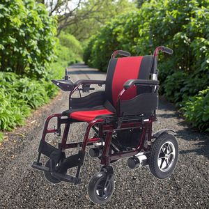 Heavy Duty Steel Remote Control silla de ruedas electrica Power Silla de ruedas eléctrica Freno electromagnético - Product Image 1