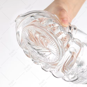 Decantador de Vodka XO High Flint de 750 ml, Botella de Vidrio de Fondo Plano para Alcohol, Licor y Whisky - Product Image 4