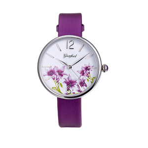 3 ATM Waterproof Japan Quartz Movement Elegant <b>Ladies</b> Leather <b>Watch</b> Stainless Steel Women <b>Dress</b> <b>Watch</b> - Product Image 3