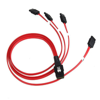 Câble adaptateur MINI SAS36PSFF-8087 vers 4SATA pour carte graphique serveur et disque dur