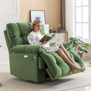 베스트 셀러 안락 의자 회전 의자 부드러운 패브릭 싱글 안락 의자 소파 흔들 의자 가정 레저 가구를위한 거실 - Product Image 6