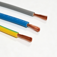 Câble électrique aérien basse tension en cuivre pur, isolé LSZH, ignifuge, 1*1,5 mm², vente en gros d'usine
