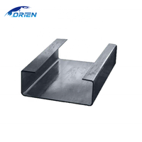 Profilés en aluminium en forme de C et en forme de U, prix avantageux, bonne qualité, surface brillante, profilés en acier de section C