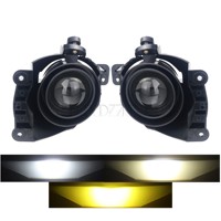 GOODZOOM 3'' 12v /24V Projecteur de feux antibrouillard LED 3 couleurs, projecteur LED pour voiture, feux antibrouillard de conduite, lampes antibrouillard de 3 pouces pour camion et voiture