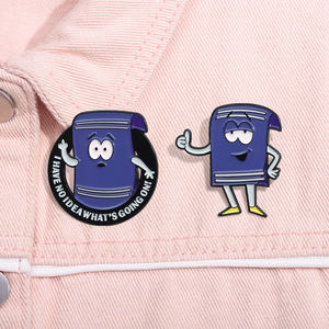 Komedi Anime sihirli havlu Toweliie emaye pimleri ben hiçbir fikrim ne oluyor broş dekoratif sırt çantası yaka rozeti takı hediye - Product Image 3