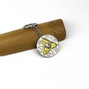 Venta al por mayor barato collar con colgante de metal The Legend of Zelda llavero de coche - Product Image 5