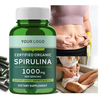 Vitahealthy OEM/ODM Marque Privée Fournisseur d'Usine Gélules de Spiruline Chlorella 1000mg Soutien à la Santé Cardiaque Soins de Santé Écologiques
