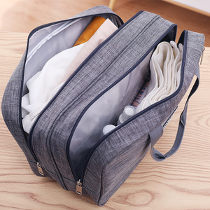 Bolsa organizadora portátil con cremallera <span class=keywords><strong>para</strong></span> viajes al aire libre, separación de ropa seca y mojada, bolsa de mano a prueba de polvo, bolsa de almacenamiento <span class=keywords><strong>para</strong></span> cuarantina médica, natación - Product Image 6