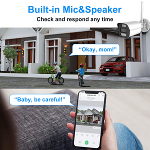 OEM 2MP Wifi Dual Light AI Bullet <b>Camera</b> 2.4G/5G Wifi Two Ways Audio IP66 Metal 256G Wifi <b>Camera</b> - Product Image 5