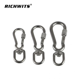 ตัวเชื่อมต่อสแตนเลสรูปเลขแปด RICHWITS สำหรับสายจูงสัตว์เลี้ยง 5x5 5x6 5x7 ตะขอเกี่ยวอเนกประสงค์ ทนทาน - Product Image 4