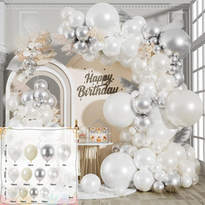Kit <span class=keywords><strong>de</strong></span> Guirnalda <span class=keywords><strong>de</strong></span> <span class=keywords><strong>Globos</strong></span> <span class=keywords><strong>de</strong></span> Látex <span class=keywords><strong>de</strong></span> <span class=keywords><strong>Colores</strong></span> Mixtos <span class=keywords><strong>con</strong></span> <span class=keywords><strong>Globos</strong></span> Metálicos <span class=keywords><strong>para</strong></span> Decoración <span class=keywords><strong>de</strong></span> Fiestas <span class=keywords><strong>de</strong></span> <span class=keywords><strong>Cumpleaños</strong></span>, Bodas y Graduaciones - Product Image 1