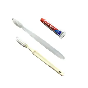 CFL Low MOQ Disposable Hotel Toothbrush And Toothpaste Wholesale Cheap Dental Kit