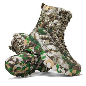 Bottes <span class=keywords><strong>de</strong></span> Combat Camouflage Jungle Homme Nouvelles Grandes Tailles Tactiques Montantes pour Randonnée et Terrain en Extérieur - Product Image 2