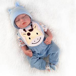 ตุ๊กตาซิลิโคนทั้งตัวคุณภาพสูง ขนาด 48 ซม. เหมือนจริง นุ่ม น่ารัก รุ่น <span class=keywords><strong>Reborn</strong></span> สำหรับเด็กอายุ 5 ปีขึ้นไป ได้รับการรับรองมาตรฐาน EN71 เหมาะสำหรับทั้งเด็กชายและเด็กหญิง - Product Image 3