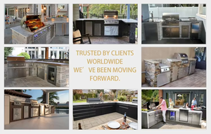 Draagbare Roestvrijstalen Buitentuin <span class=keywords><strong>Rotisserie</strong></span> Gas Grill Gemakkelijk Gereinigd Bewegende Keuken Barbecue Voor Huishouden Voor Thuisgebruik - Product Image 2