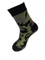 DIBEIREN Chaussettes de Pêche Imperméables à la Cheville Camouflage Impression à 360 Degrés Légères Coussinées Saison d'Hiver Motif 3D Bas