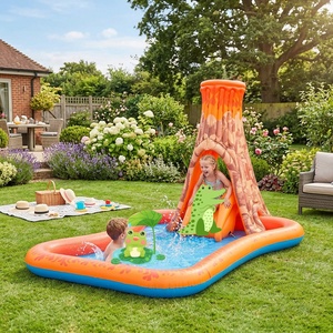 Piscine <span class=keywords><strong>gonflable</strong></span> pour enfants Volcano Splash Island, résistante aux UV, colorée, 277 x 175 x 150 cm, pour <span class=keywords><strong>jeux</strong></span> aquatiques - Product Image 2