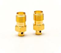 Connecteur de prise de câble coaxial RF plaqué or S MA-KB2 avec une impédance de 50 Ω pour composants de câble coaxial RF haute fréquence