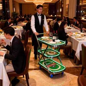 Carrito Multifuncional para Entrega de Bebidas y Alimentos para Bares, KTV, Hoteles, Restaurantes de Hot Pot, Uso Comercial con Capacidad de 20-35L - Product Image 4