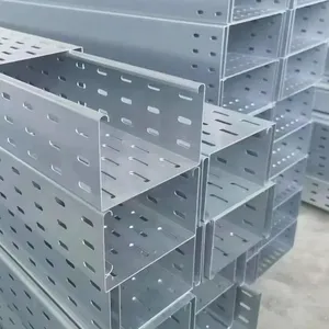 Hot Sale China Hdg Gi Stainless Steel Cable Tray Manufacturer Hot Dip Galvanized Steel Perforated Cable Tray With Cover