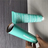 Tubes cosmétiques compressibles en aluminium recyclable de 150 ml avec impression personnalisée, tube de peinture de couleur avec couvercle rond