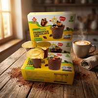 Biscuits croustillants en gros : Gaufrettes croustillantes au chocolat, infusées avec des boules de biscuit et crème chocolatée