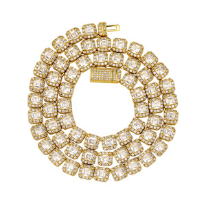 Reverse <b>Love</b> 6MM Cuban Ice Sugar Chain 5A Zircon Tennis Flip Cover Unisex Trendy Hip Hop Iron <b>Bracelet</b> Wholesale - Product Image 6