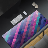 Aflion grosir OEM kustom desain Logo RGB LED hitam karet Gaming Mouse Pad Mat dengan perlindungan radiasi tersedia
