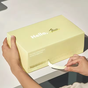 Boîte d'expédition en carton personnalisée avec logo, bande adhésive à déchirer, auto-adhésive, pour envoi postal, rose avec fermeture éclair - Product Image 3