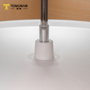 Porte-épices rotatif blanc gris de 18 pouces Organisateur rond en plastique à deux pneus Lazy Susan Set - Product Image 6