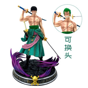 ชุดหุ่นแอ็กชันฟิกเกอร์หนึ่งชิ้นจาก Roronoa Zoro มีสามมีดแนวจินตนาการของสะสม - Product Image 5