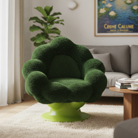 Chaise longue en herbe au design créatif, siège unique, canapé d'appoint de loisirs, mobilier d'extérieur pour salon, balcon
