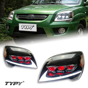 Conversions de phares pour Kia Sportage 2007-2012 avec lentilles laser, feux de jour LED et clignotants séquentiels. - Product Image 1