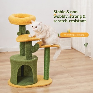 Arbre à chat en sisal en gros, série Cactus, structure d'<span class=keywords><strong>escalade</strong></span> pour chat, Katzenbaum - Product Image 2