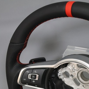 Volant personnalisé pour VW <span class=keywords><strong>Golf</strong></span> <span class=keywords><strong>R6</strong></span> 7 R MK7 MK5 Lamando Passat GTl Tiguan CC Polo Sedan - Product Image 5