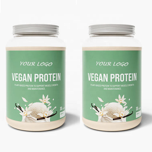 カスタムスポーツ栄養クリアプロテインビーガンミール交換シェイクライス & エンドウ豆プロテイン低炭水化物プロテインパウダー - Product Image 6