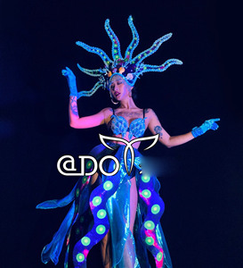 Disfraces <span class=keywords><strong>de</strong></span> Halloween para <span class=keywords><strong>mujer</strong></span>, bares <span class=keywords><strong>de</strong></span> carnaval, cantante, club nocturno, crucero, parque <span class=keywords><strong>de</strong></span> temática marina, <span class=keywords><strong>pulpo</strong></span>, GOGO, espectáculo <span class=keywords><strong>de</strong></span> escenario, DS - Product Image 4