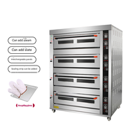 Nouveau four professionnel à double niveau pour pizzas et pains, avec fonction de cuisson du maïs et des fruits, contrôle numérique, équipement de restaurant automatique