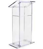 Podio de Lucita transparente, podiums y pulpitos de Iglesia acrílicos, con soporte para libros, venta al por mayor