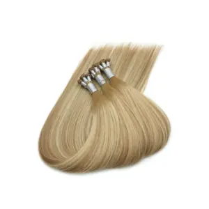 Genius Weft Extensions Wholesales Cuticle Aligned Piano Color Weft Hair Straight 100% Virgin Remy Russian Hand Tied Hair