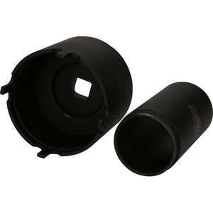 KS TOOLS-460,5355 Juego de tuercas ranuradas con tubo guía para MAN, Ø 92 mm (2 uds)-EAN 4042146784723 VEHÍCULOS PESADOS - Product Image 1