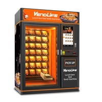 Distributeur automatique de nourriture chaude et froide Vendlife, distributeur automatique de nourriture, de viande, de porc, de bœuf, système de paiement par billets, distributeur automatique de nourriture et de vin avec système de levage et de bande transporteuse