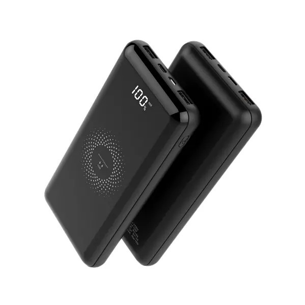 OEM Portable 20000mAh Power Bank 5W 10W Mobile Phone Battery Wireless Charger PD18W Fast Charging Wireless Power Supply