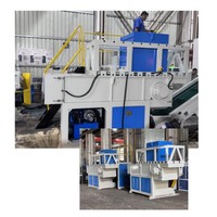 Broyeur à un seul arbre pour plastiques PP, PE, LDPE, HDPE, granulés de plastique, broyeur de tuyaux en plastique