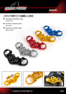 <span class=keywords><strong>Triple</strong></span> <span class=keywords><strong>Clamp</strong></span> Atas Depan Motor CNC Aluminium untuk Aksesoris Yamaha R15V3 - Product Image 5