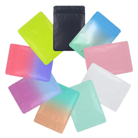 Sacs Mylar refermables recyclables noir mat 4 x 6 pouces, pochettes en feuille PE double face pour savon liquide, couches, tampons, aliments pour animaux de compagnie